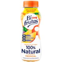 Lactozumo sabor tropical PASCUAL Bifrutas, botella 240 ml
