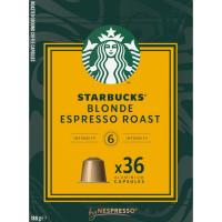 Café Blonde expresso comp. Nespresso STARBUCKS, paquete 36 uds