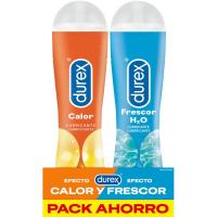 Lubricantes frío&calor DUREX, pack 2x50 ml