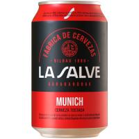Cerveza Munich LA SALVE, lata 33 cl