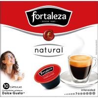 Café natural compatible Dolce Gusto FORTALEZA, caja 10 uds