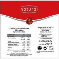 Café natural compatible Dolce Gusto FORTALEZA, caja 10 uds