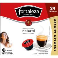 FORTALEZA kafe naturala, bateragarria Dolce Gustorekin, kutxa 24 ale