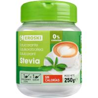 Edulcorante en polvo stevia EROSKI, bote 250 g