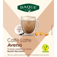 Café con avena compatible Dolce Gusto BAQUÉ, caja 10 monodosis
