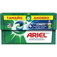 ARIEL Active detergente-kapsulak, 40 dosiko kutxa