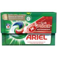 ARIEL Extra Poder Oxi detergente-kapsulak, kutxa 19 dosi