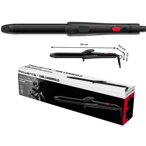 Tenacilla moldeadora de pelo, 25 mm Karl Lagerfeld CF321L ROWENTA