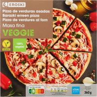 Pizza vegana EROSKI, caja 360 g