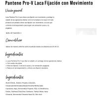 Laca fijación flexible PANTENE, spray 370 ml