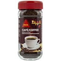 Café soluble natural DELTA, frasco 100 g