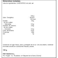 FRIT RAVICH almendra txigortuak 0 km, poltsa 130 g