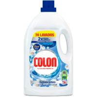 detergente gel COLON SENSACIONES AZUL, botella 74 dosis
