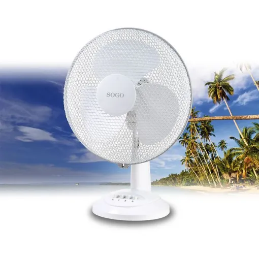 Ventilador sobremesa 30 cm, 35 W, 21410 SOGO