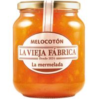 Mermelada de melocotón LA VIEJA FABRICA, frasco 800 g