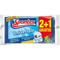 SPONTEX espartzu urdina bakterioaren kontrako belakiarekin, sorta 3 ale