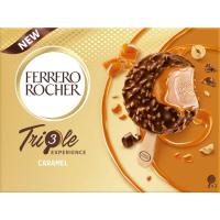 Helados salted caramel FERRERO ROCHER, caja 138 g