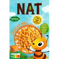 Cereales bolas de miel crujientes NAT, caja 300 g