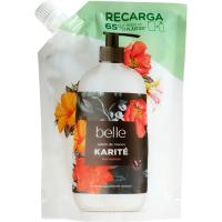 BELLE karité eskuetako xaboia, birkarga 500 ml