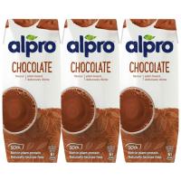 Bebida de soja sabor chocolate ALPRO, pack 3x250 ml