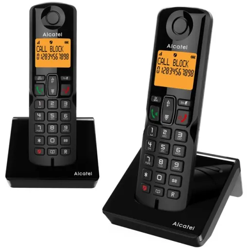 Teléfono inalámbrico Dúo negro, S280 ALCATEL