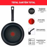 Sartén de alumínio Non Stick, antiadherencia total, apta para todo tipo de cocinas TEFAL, Ø28 cm