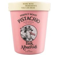 Helado vegano de pistacho PINK ALBATROSS, tarrina 480 ml