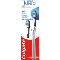 Cepillo dientes medio keep 360º+2 cabezales COLGATE, pack 1 ud