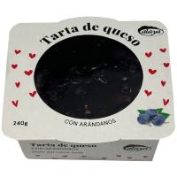 Tarta de queso con arándanos ALAYA, caja 240 g