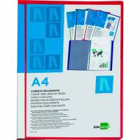 Carpeta A4 40 fundas, plástico transparente 5 colores ¿Cuál te llegará? LIDERPAPEL