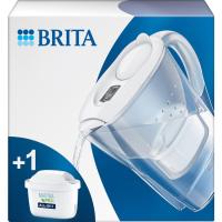 Jarra filtrante de agua Marella blanca con 1 filtro Maxtra Pro BRITA