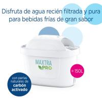 Jarra filtrante de agua Marella blanca con 2 filtro Maxtra Pro BRITA