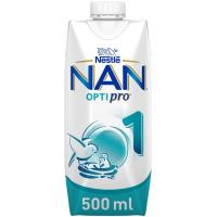 Leche infantil líquida NAN Optipro etapa 1, brik 500 ml