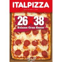 ITALPIZZA salame gran gusto pizza 26x38, kutxa 535 g