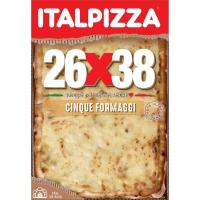 Pizza 5 formaggi 26x38 ITALPIZZA, caja 520 g