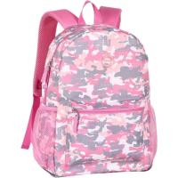 Mochila Camuflaje Rosa MF2021RO CLIO STYLE, 43x30x13 cm