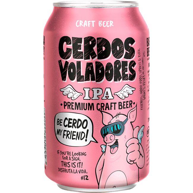 precios Cerveza Ipa Session Cerdos Voladores, Lata 33Cl en Eroski