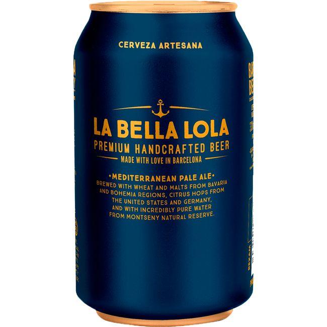 precios Cerveza Lager La Bella Lola, Lata 33 Cl en Eroski