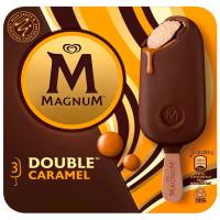 Helado doble caramel MAGNUM, caja 3 unid