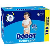 Pañal bebé seco Box XXL talla 5 DODOT, paquete 152 uds
