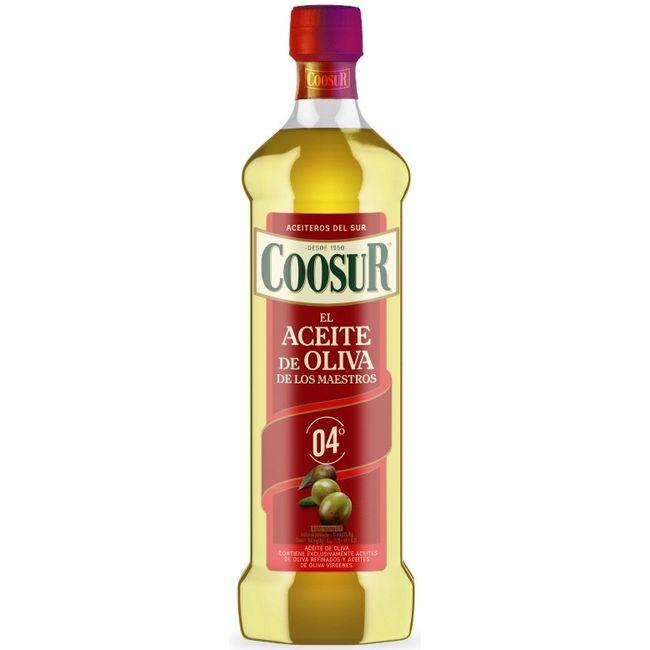 Aceite de oliva suave COOSUR, botella 1 litro en Eroski