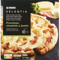 SELEQTIA pizza: urdaiazpikoa, provolone, orburuak, g. padano, 390 g