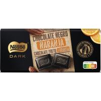 Chocolate negro naranja NESTLE, tableta 120 g