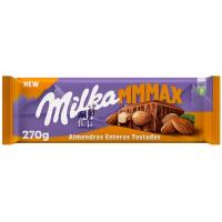 Chocolate con almendras MILKA, tableta 270 g