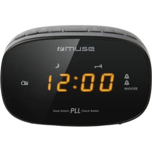 Radio despertador negro M-150 CR MUSE