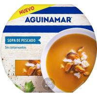 Sopa de pescado AGUINAMAR, bandeja 325 g