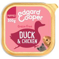 Alimento de pato y pollo para perro EDGARD&COOPER, tarrina 300 g