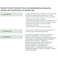 Mascarilla biotin hair FRUCTIS, tarro 320 ml