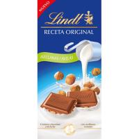 Chocolate con leche y avellana LINDT, tableta 125 g