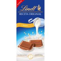 Chocolate con leche crispy LINDT, caja 125 g